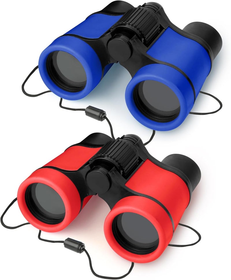 DR ANISON Binoculars for Kids Toy Binoculars Set for Age 3-12 Years Old Boys Girls Outside Play, Bird Watching, Camping, Educational Learning, Birthday Presents - Image 1